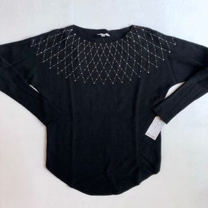 NWT Vila Milano Black Jewel Sweater